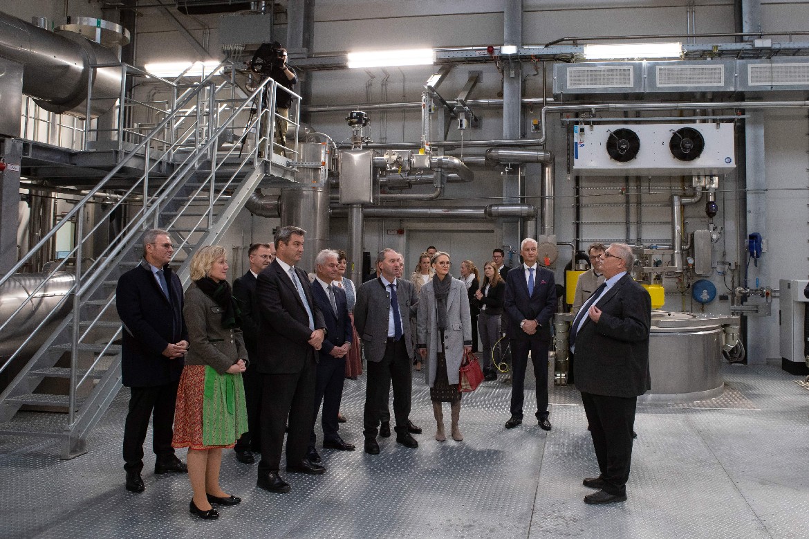 Ceremonial Opening Of The New Hop Extraction Plant in St. Johann